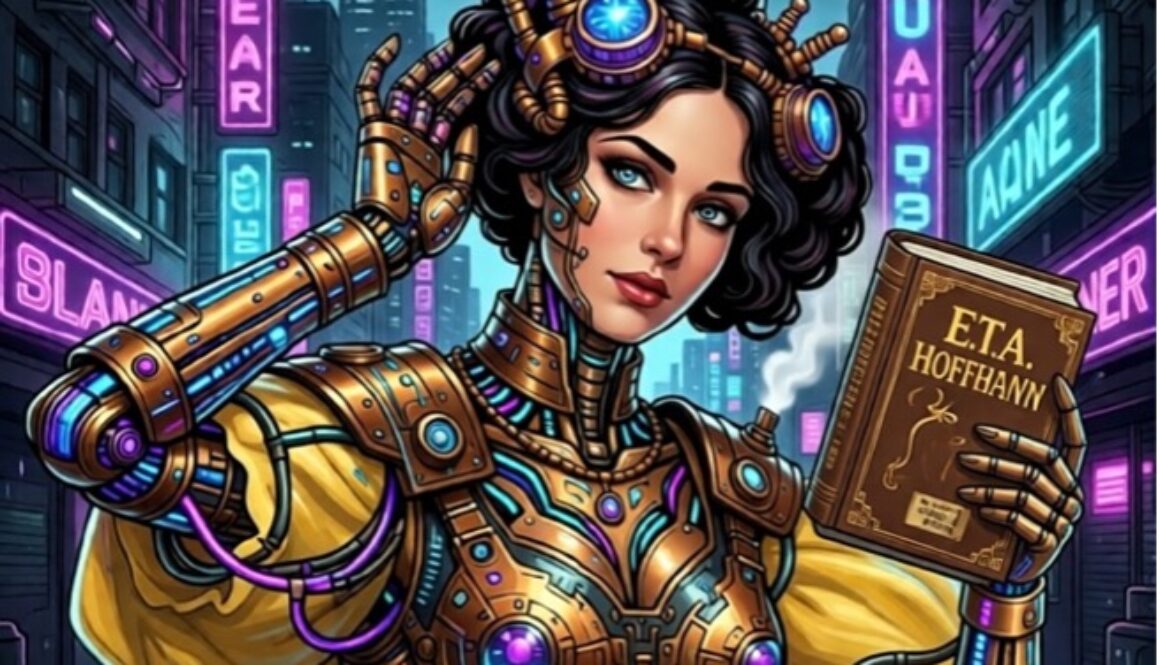 Variación con starryai de la portada del audiolibro Gruselkabinet – Folge 42 por Titania Medien